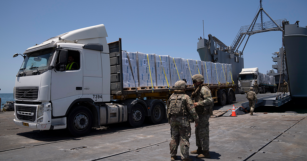 Le Pentagone dément les informations selon lesquelles le quai d'embarquement d'aide humanitaire à Gaza sera fermé