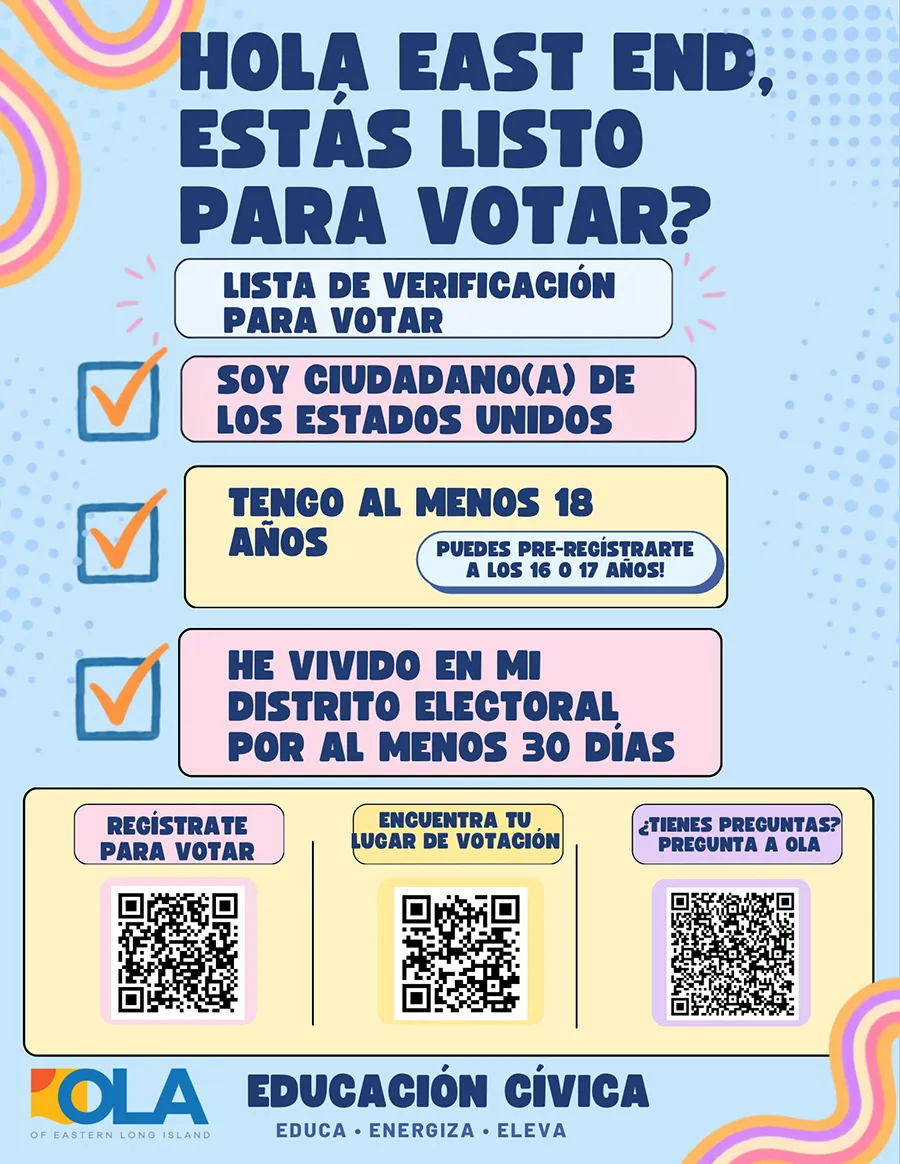 L'OLA de l'est de Long Island lance une initiative d'engagement civique bilingue pour les Latinos